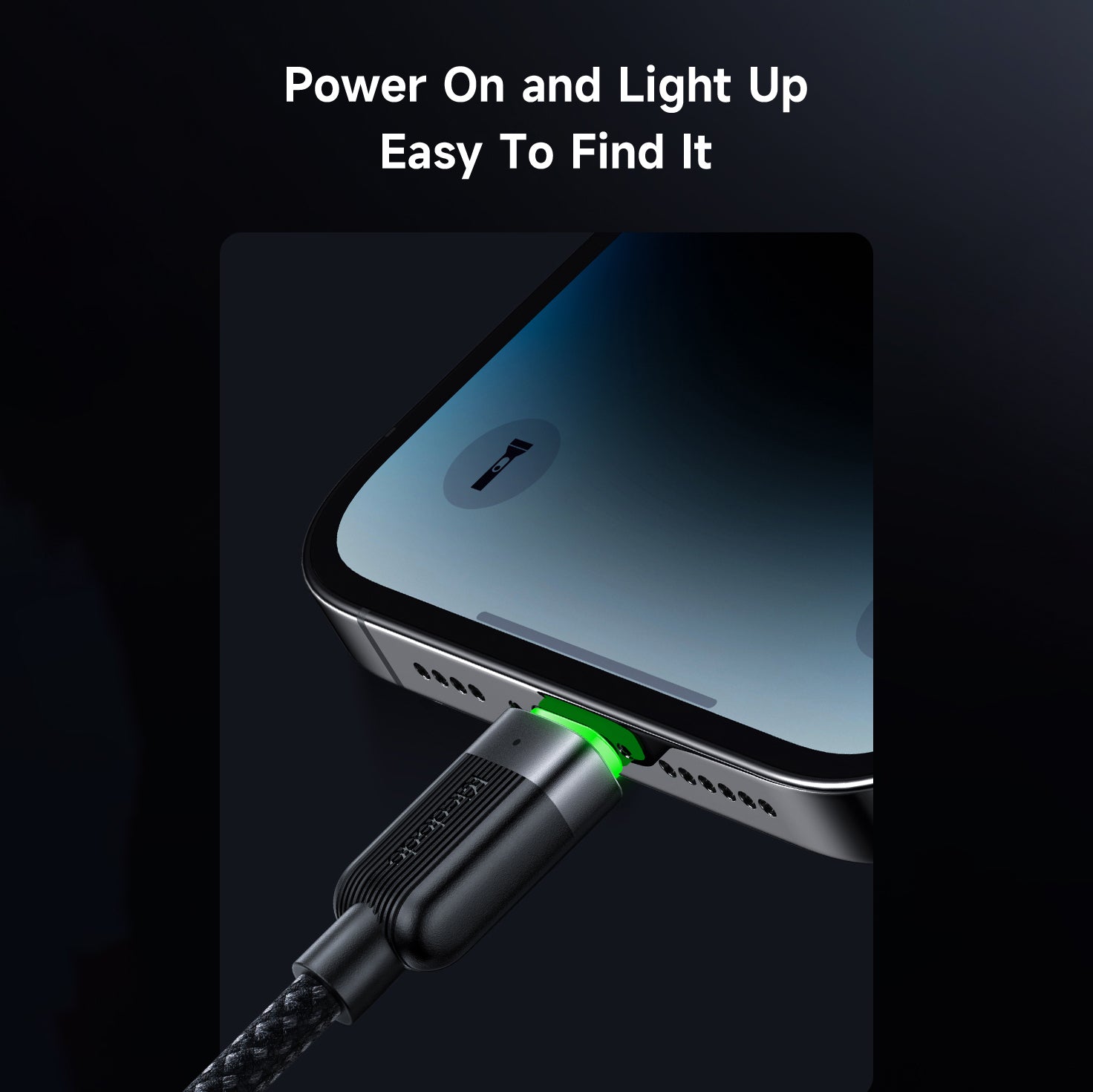 Mcdodo USB-A to Lightning 3A Magnetic Self-Winding Data Cable 1.2m