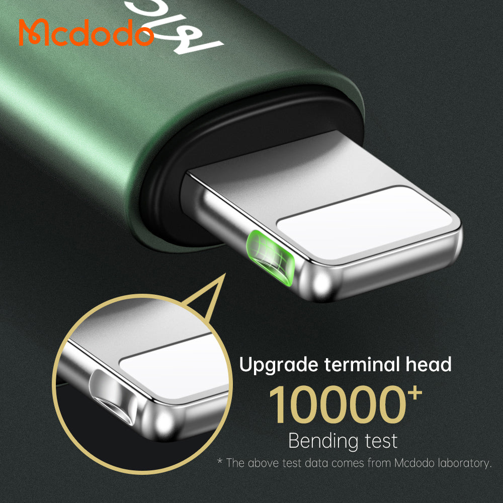 Mcdodo Lightning Data Cable with Switching LED 1.2m