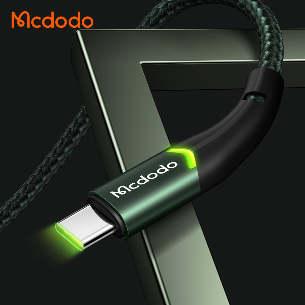 Mcdodo Type-C Data Cable with Switching LED 1m