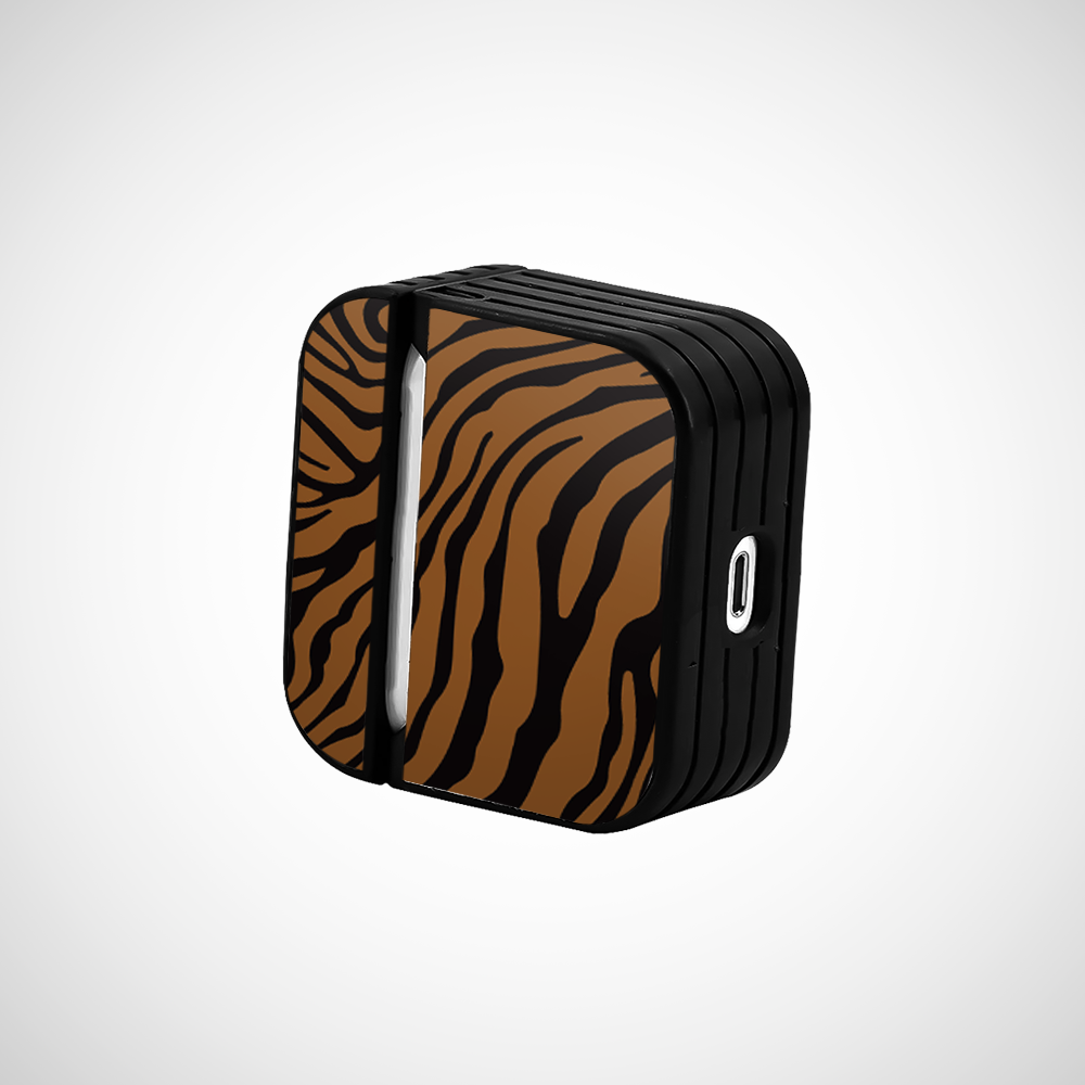 Tiger Print Glass Airpods Pro 2 Case Covers