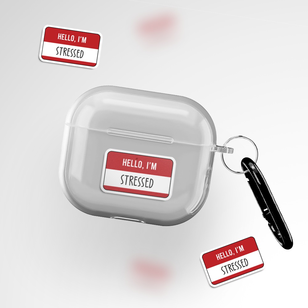 Custom Name Tag Clear Airpods 3rd Gen Case Covers