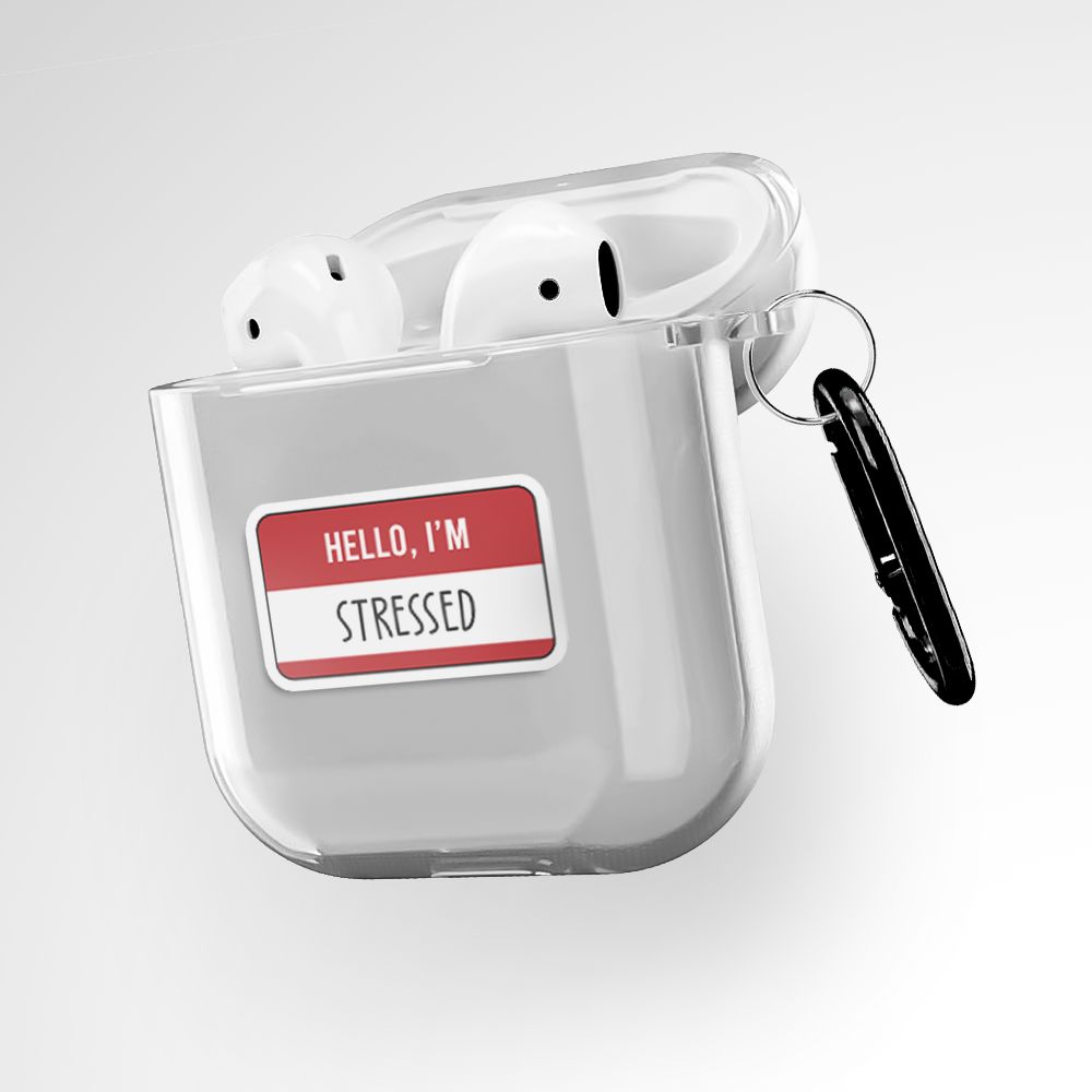 Custom Name Tag Clear Airpods 2nd Gen Case Covers