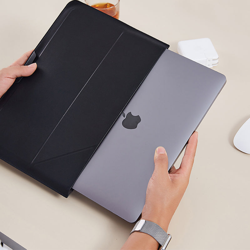 MOFT Ultra-Slim Laptop carry Sleeve: Elevate Your MacBook Experience with Expandable Storage, Adjustable Angles  Compatible From -"13.3' - 16' "