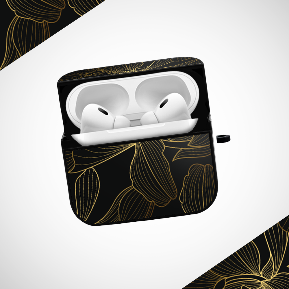 Gold dust Glass Airpods 3rd Gen Case Covers