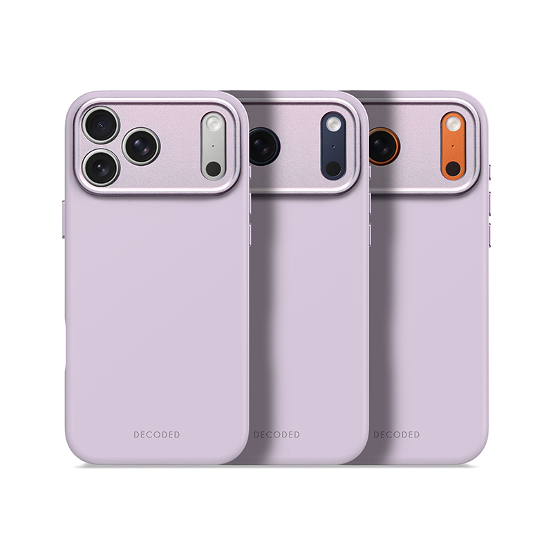 Decoded AntiMicrobial Silicone Backcover for iPhone 17 Pro Max Lavender