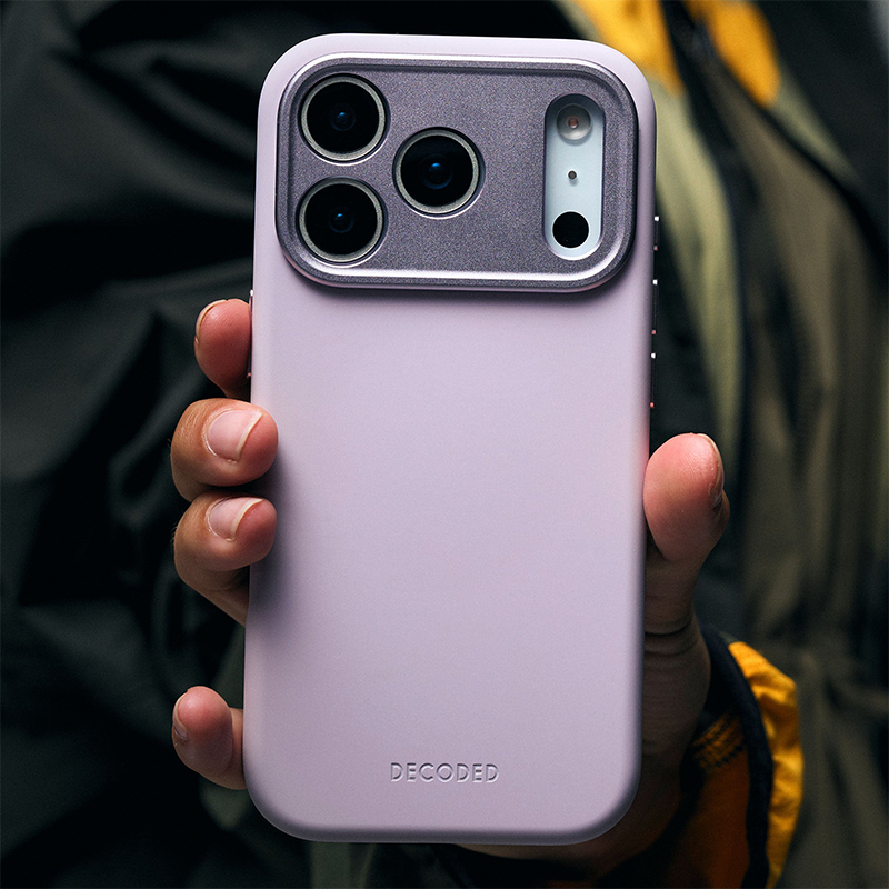 Decoded AntiMicrobial Silicone Backcover for iPhone 17 Pro Max Lavender