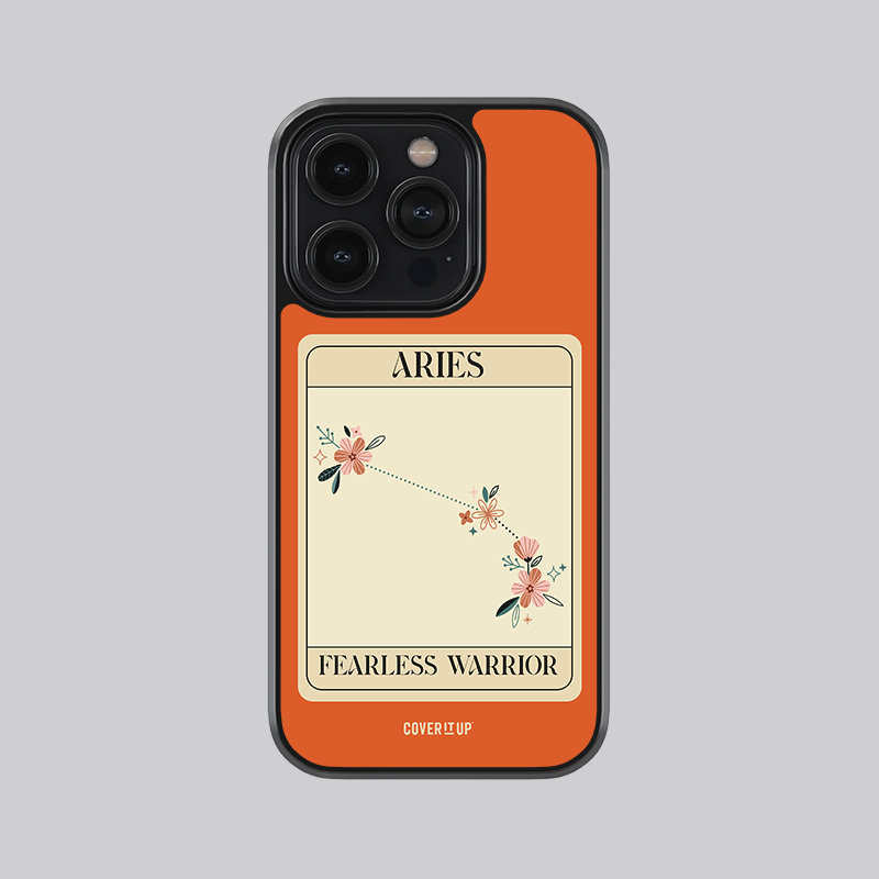 Aries Zodiac Glass Case