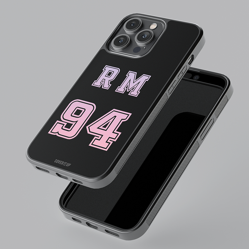 RM Jersey Number Glass Case