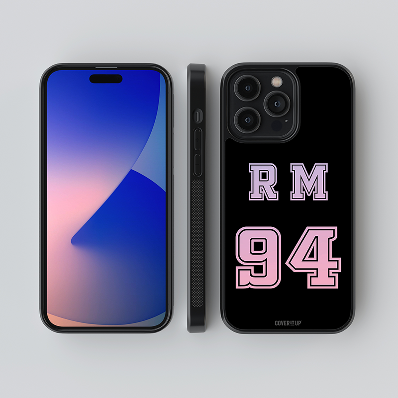 RM Jersey Number Glass Case