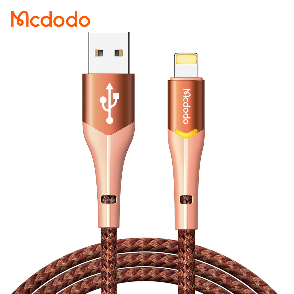 Mcdodo Lightning Data Cable with Switching LED 1.2m