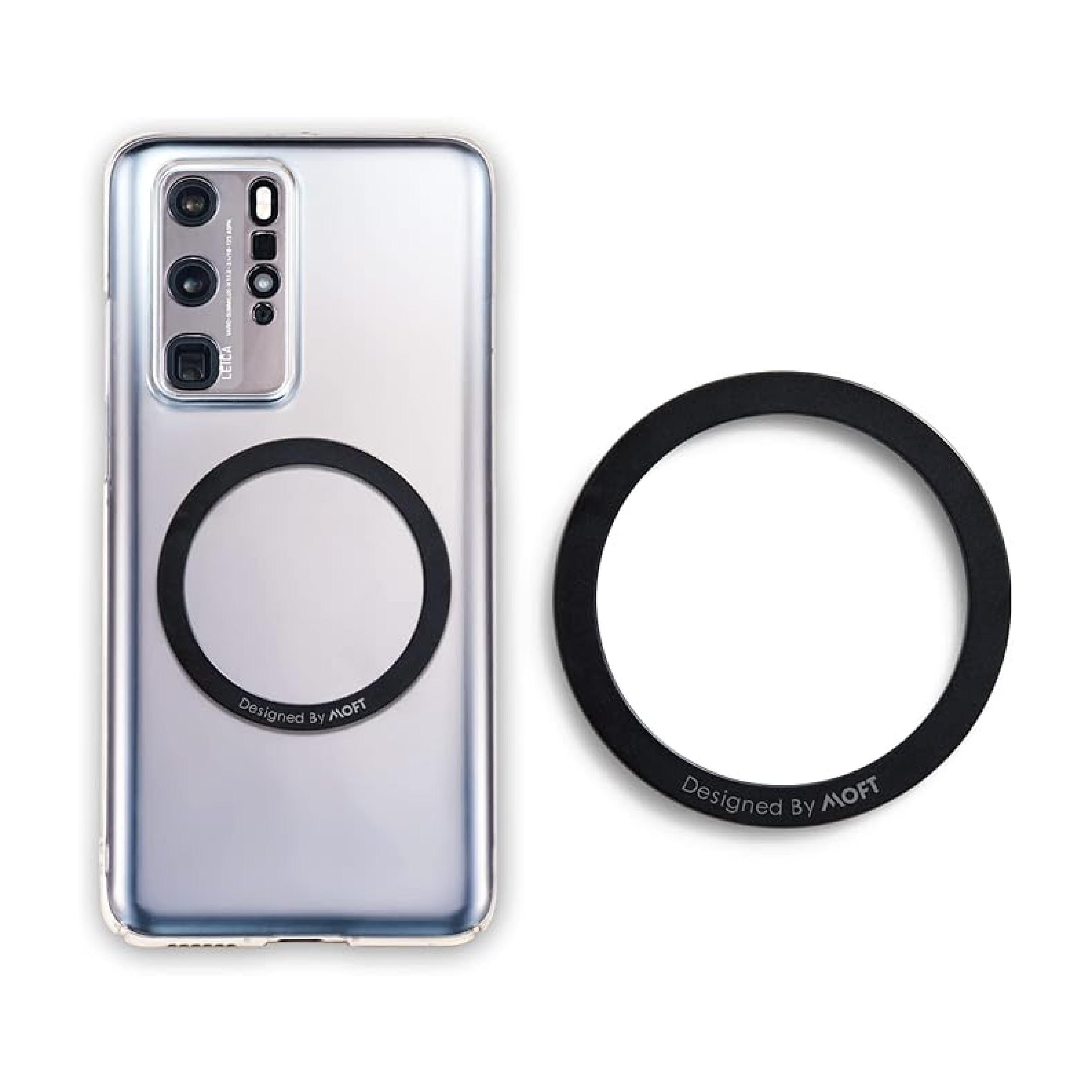 MOFT Slim Magnetic Ring with Strong Magnets Turn Non-magsafe Cases Into magsafe ,Universal Compatible with All Smartphones