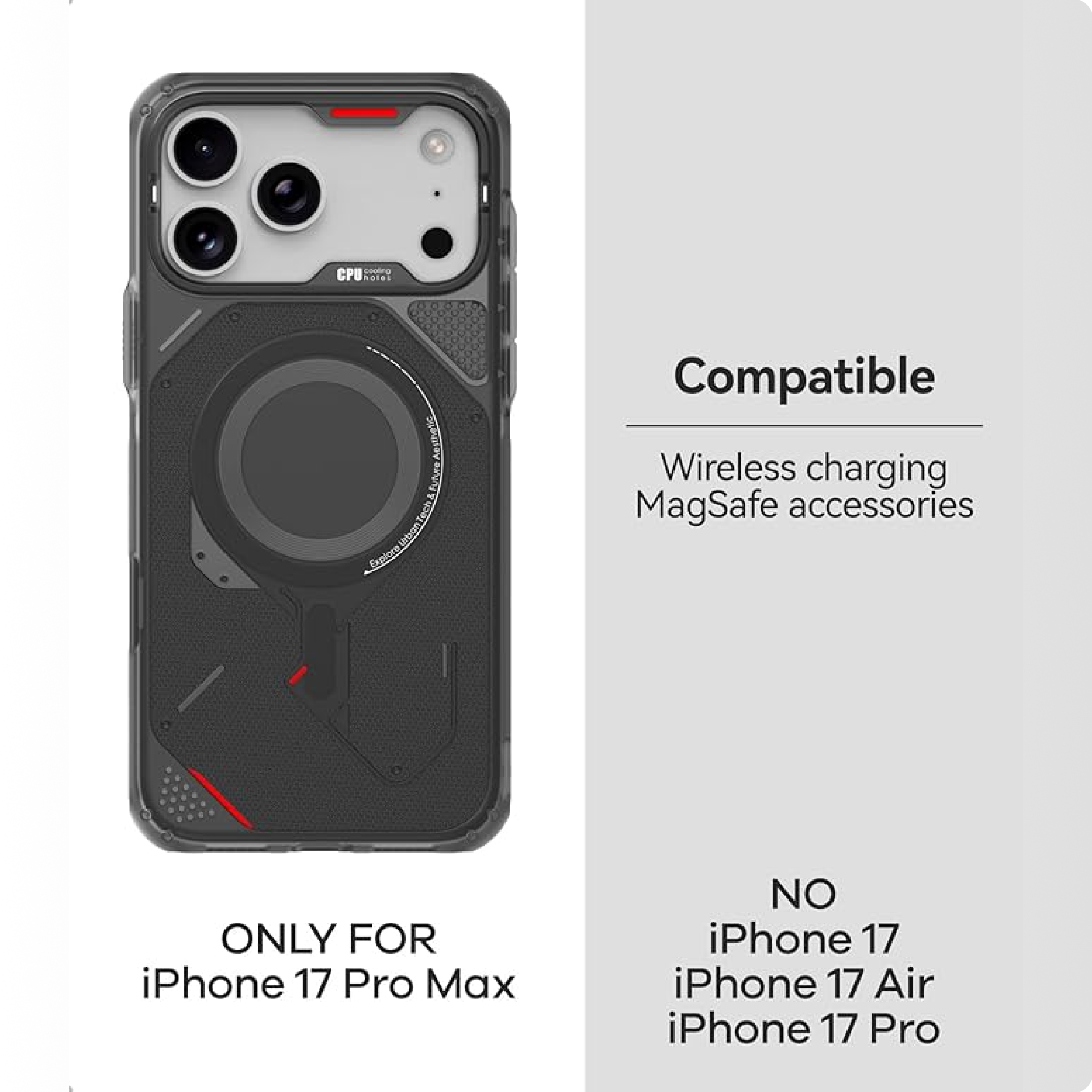 Aulumu A17 Rugged Outdoor Case for iPhone 17 Pro Max | MagSafe