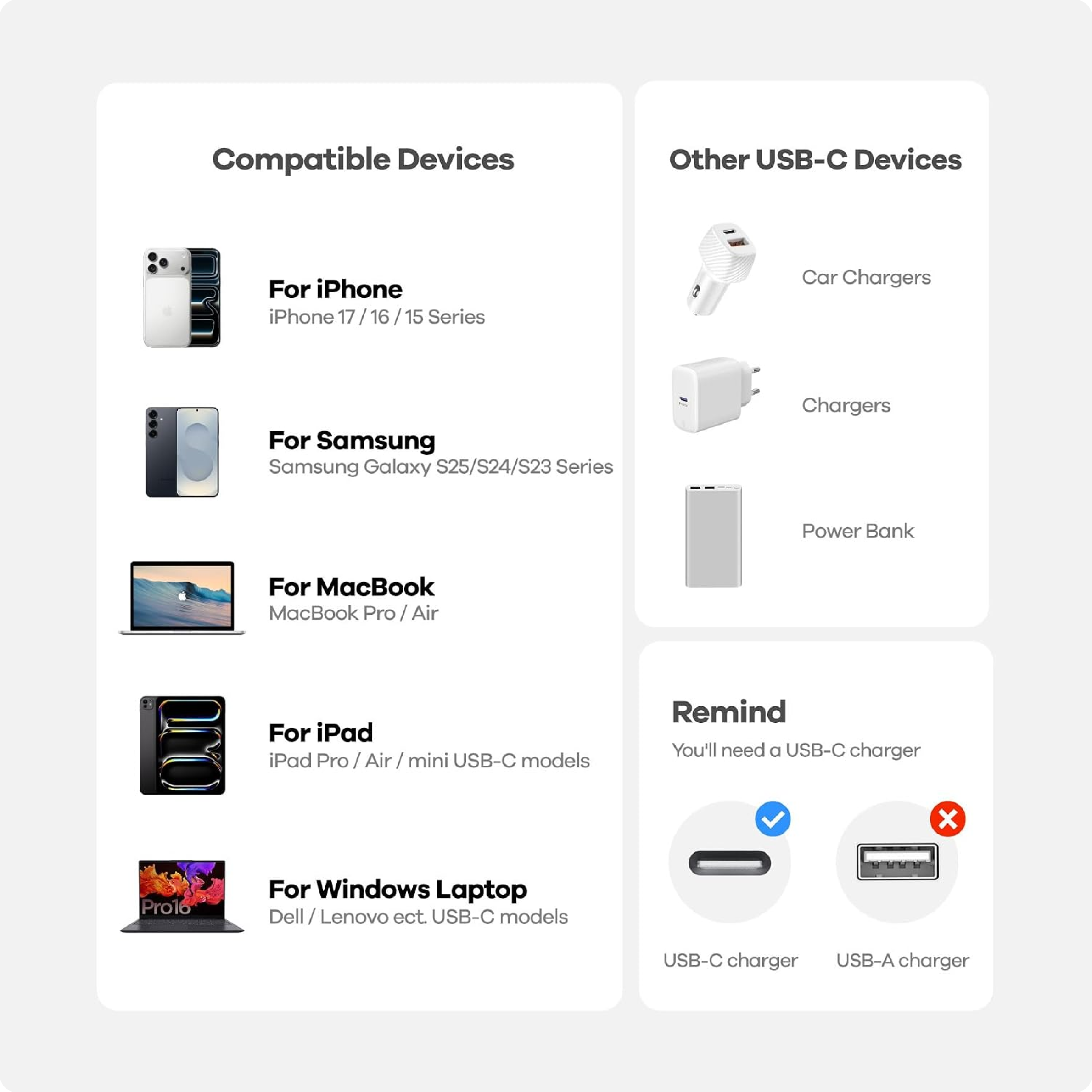 Aulumu M07 Light Carbon 240W Hi-Speed Charging & Data USB-C Cable