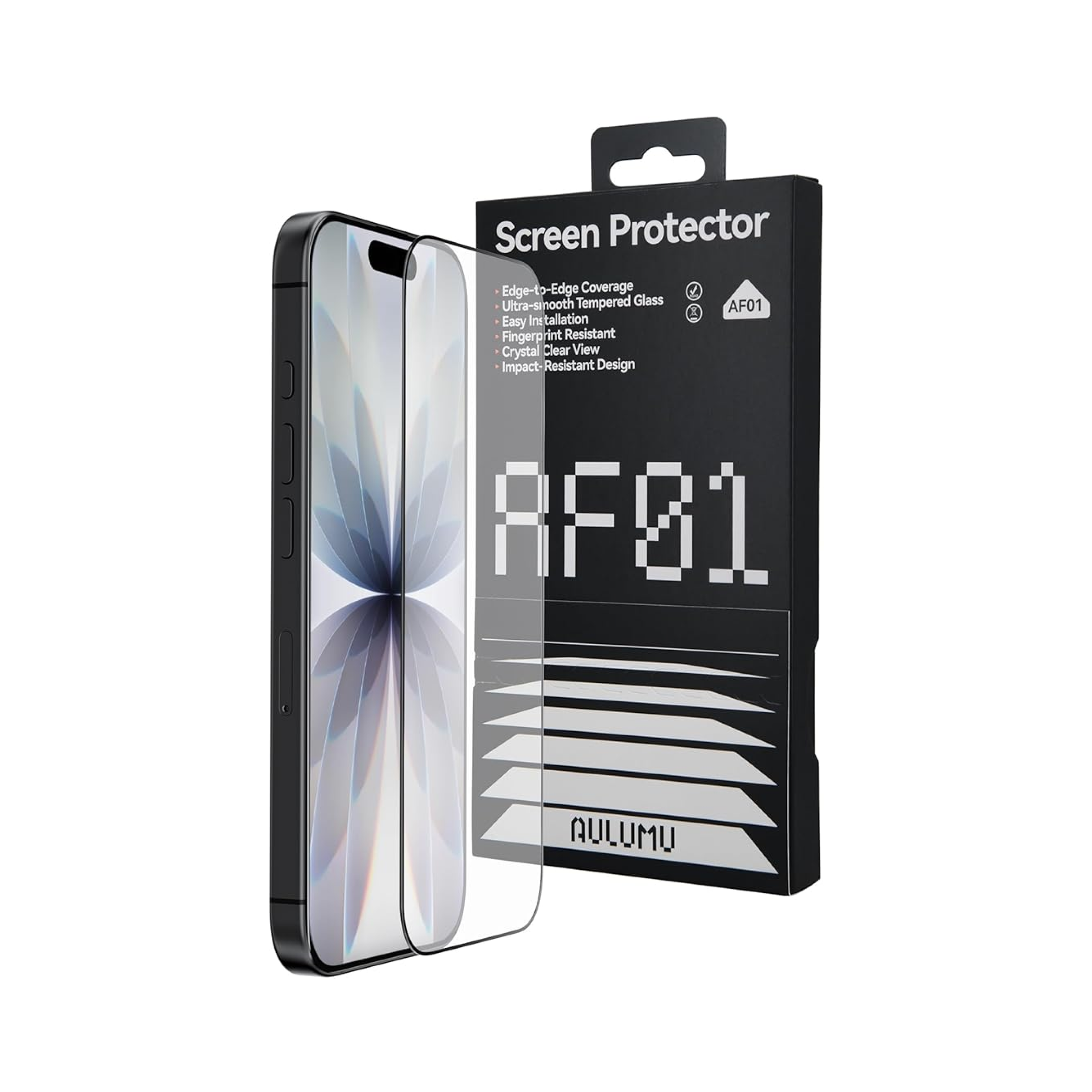Aulumu AF01 Crystal Clear Screen Protector For iPhone 16/17 Pro/Pro Max/Air