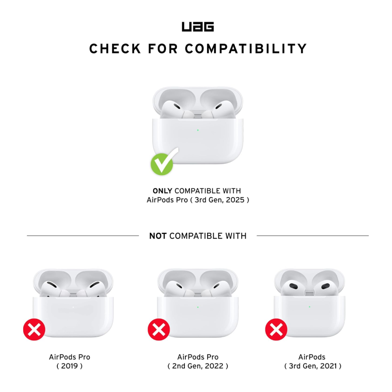 UAG Urban Armor Monarch Case with Built-in Phone Stand for AirPods Pro (3rd Gen, 2025)