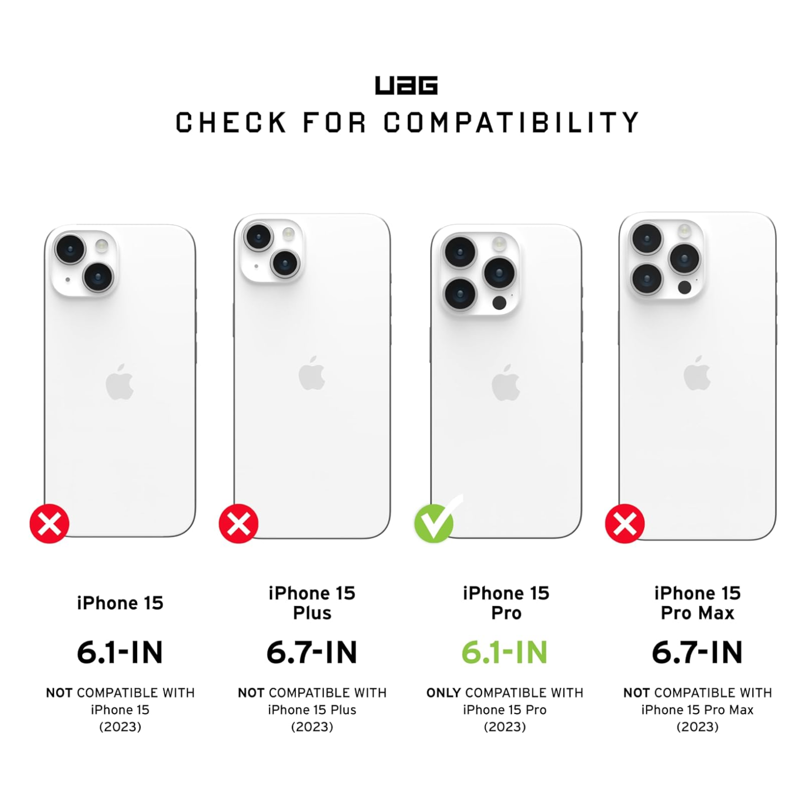 UAG Urban Armor Gear  Essential Armor iPhone 15 Pro Case
