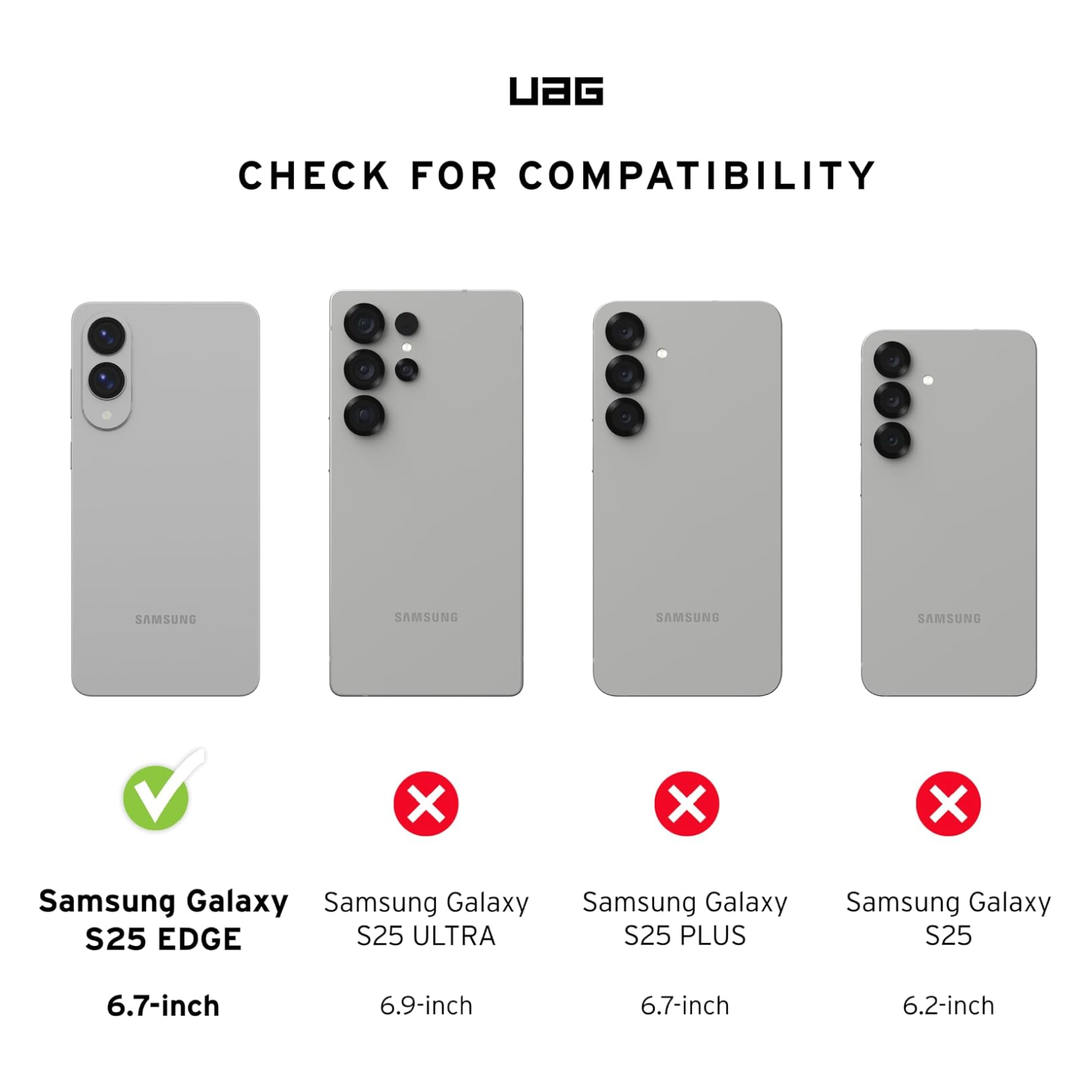 UAG Urban Armor Gear  Dot Series Galaxy S25 Edge Case