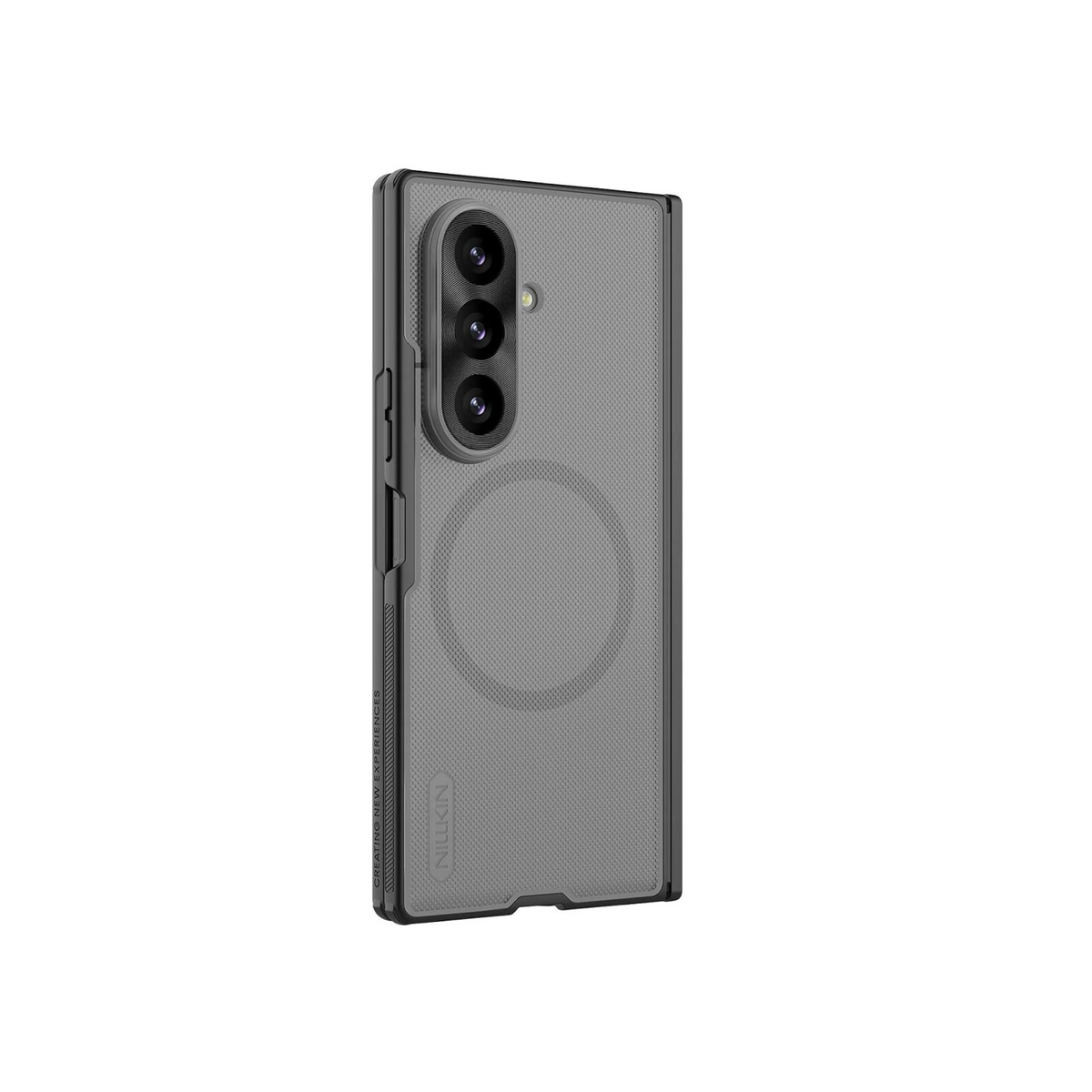 Nillkin Case for Samsung Galaxy Z Fold 8 Ultra (8.0" Inch) Super Frosted Shield Fold Magnetic 180 Folding 360 Protection Transparent Black Color