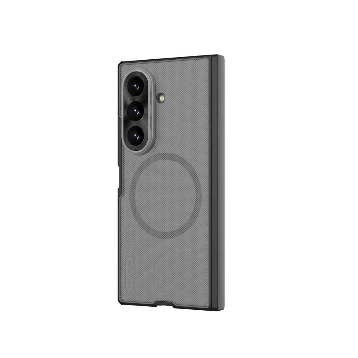 Nillkin Case for Samsung Galaxy Z Fold 8 Ultra (8.0" Inch) Super Frosted Shield Fold Magnetic 180 Folding 360 Protection Transparent Black Color