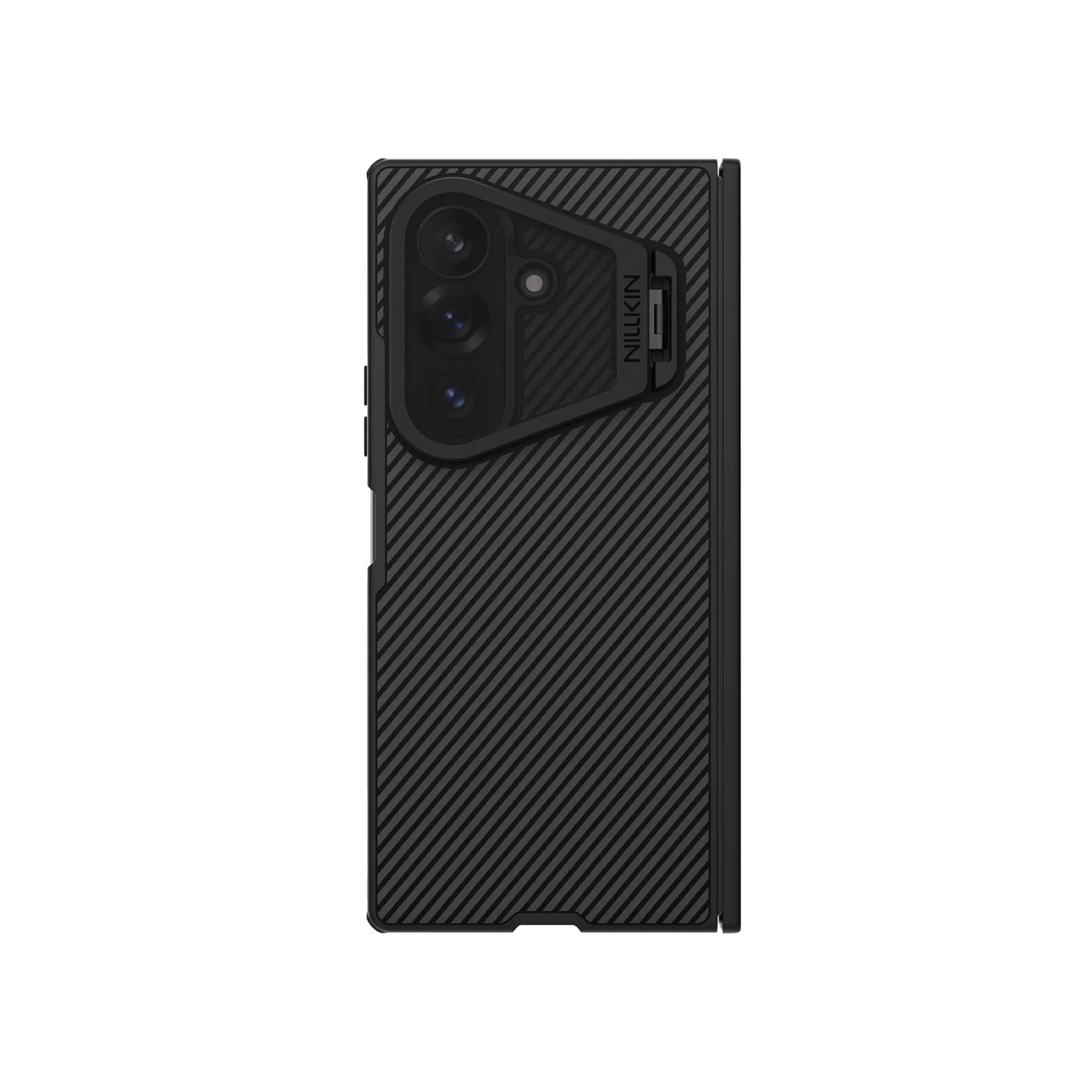 Nillkin Case for Samsung Galaxy Z Fold 8 Ultra (8.0" Inch) CamShield Prop Flip Style Transparent Black Lens Camera Protect Mobile Holder TPU + PC Black Color