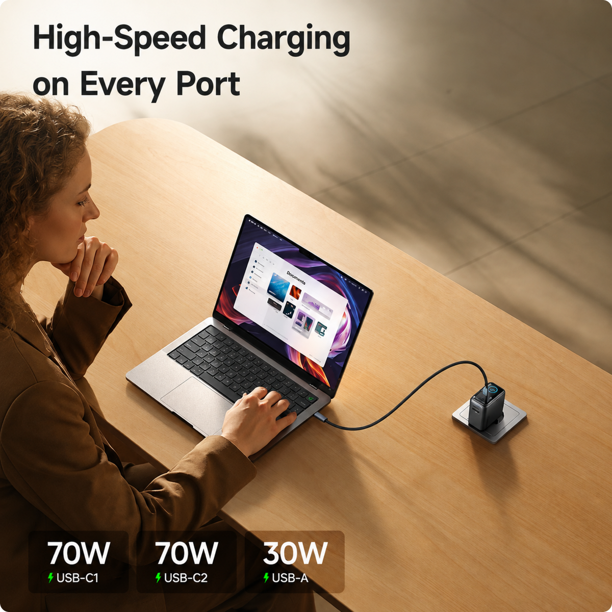 Mcdodo 70W Smart Charger with Color Display