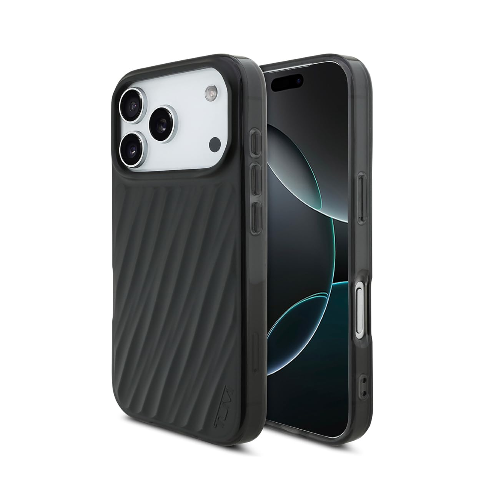 CG MOBILE TUMI [Official Licensed] Protective Case Designed for iPhone 17 Pro | Magnetic Compatible | Transparent Pc/TPU 19 Degree Case -Matte Black