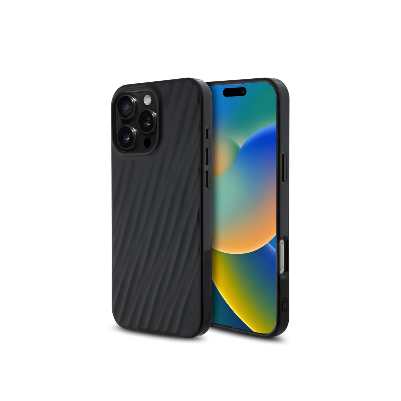 CG MOBILE Tumi Phone Case [Official Licensed] Magnetic Compatible |PC/TPU 19 Degree Transparent Protective Case/Cover Compatible with iPhone 16 ProMax (6.7-Inch) 2024 - Matte Black