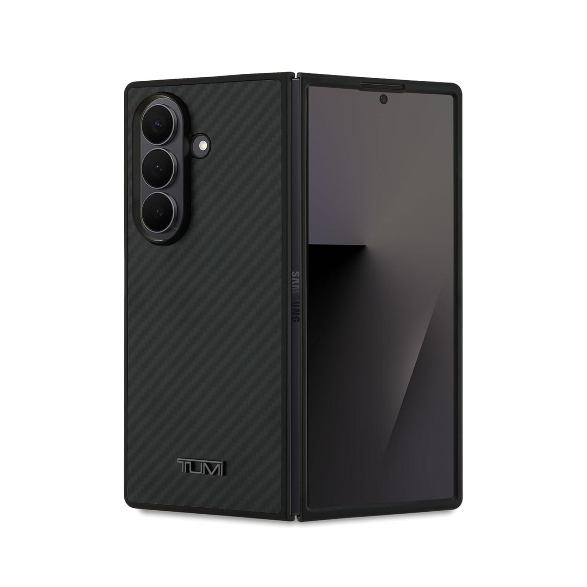 TUMI [Official Licensed] 4G PU Case with Big 4G Logo & Classic Logo Protective Case/Cover Designed for Galaxy Z Fold 7 (2025)