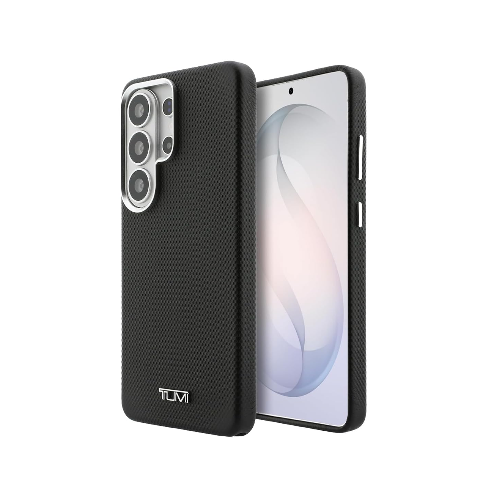 CG MOBILE TUMI [Official Licensed], Protective Case Designed for Galaxy S26 Ultra (2026) | Magnetic System Balistic Texture Case | Genuine Leather Case - Black
