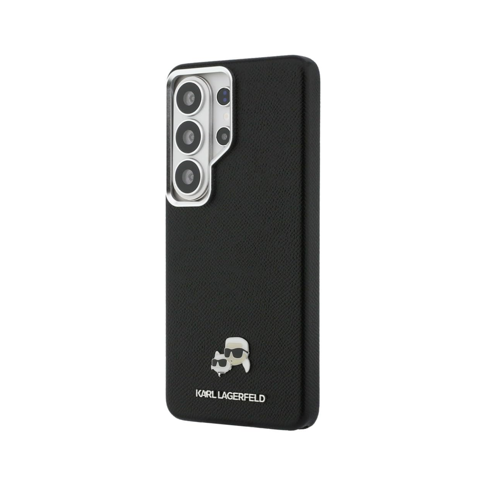 CG MOBILE Karl Lagerfeld [Official Licensed], Protective Case Designed for Galaxy S26 Ultra |Magnetic System Full Wrapped Grained PU Leather with K&C Head Pin &Logo | Metal Camara Frame & Buttons