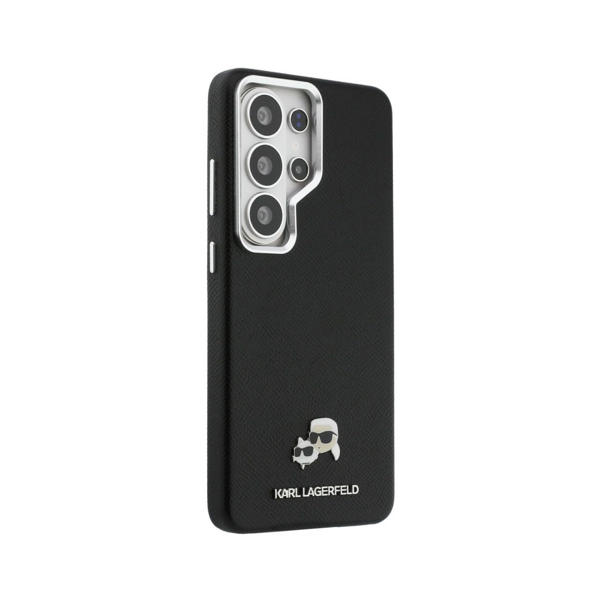 CG MOBILE Karl Lagerfeld [Official Licensed], Protective Case Designed for Galaxy S26 Ultra |Magnetic System Full Wrapped Grained PU Leather with K&C Head Pin &Logo | Metal Camara Frame & Buttons