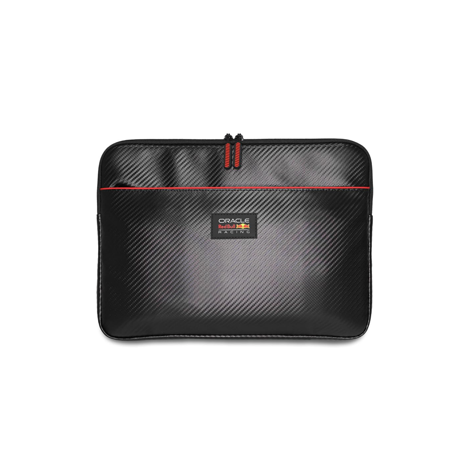 REDBULL Racing 13-Inch/14-Inch Laptop Sleeve Official Licensed by CG Mobile –PU Carbon & Logo, Stylish Protective Laptop/MacBook Bag for Men & Women - Black