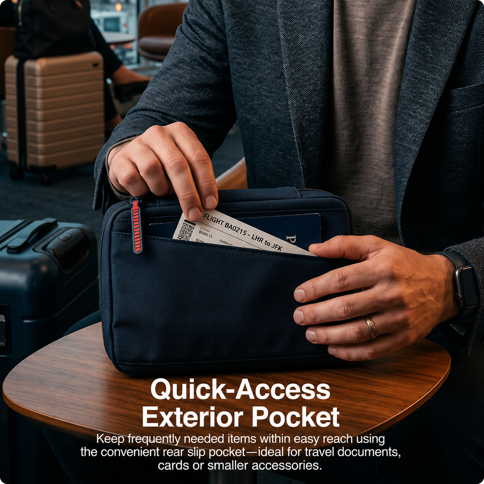 CG MOBILE Redbull Racing Organizer Tech Accessory Pouch Bag Officially Licensed, Nylon Travel Tech Kit with Powerbar, Organizing USB Cables, Chargers, Power Bank, Hard Disk, Adapter & Earphones
