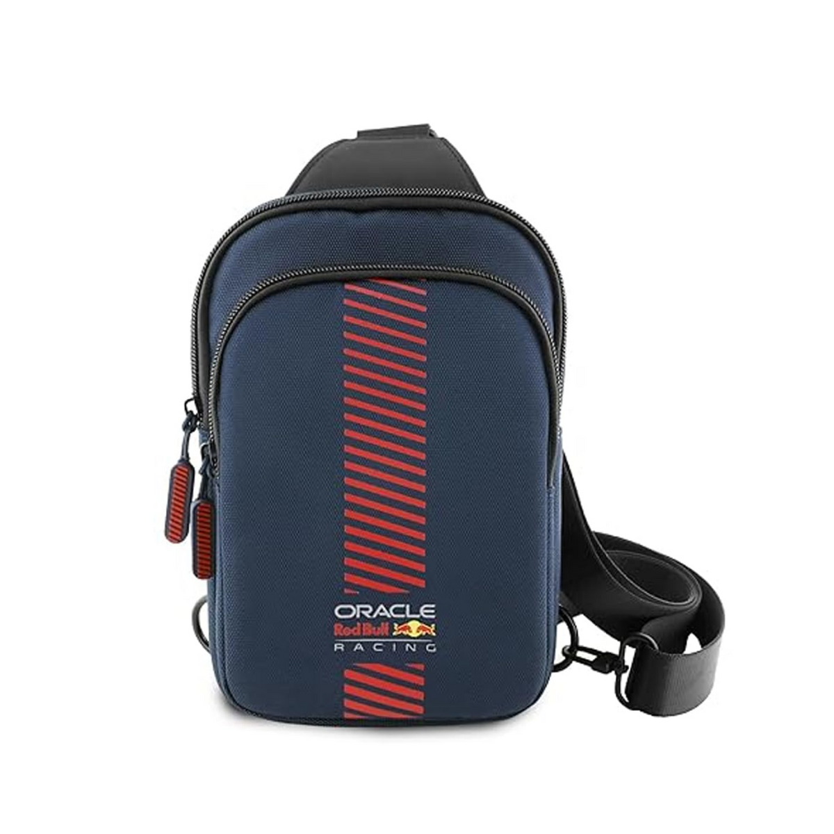 CG MOBILE RedBull Racing Universal Phone Bag Official Licensed, Crossbody Nylon Phone Pouch with PowerBar, Impact-Resistant Protective Phone Holder for Men & Women - Navy
