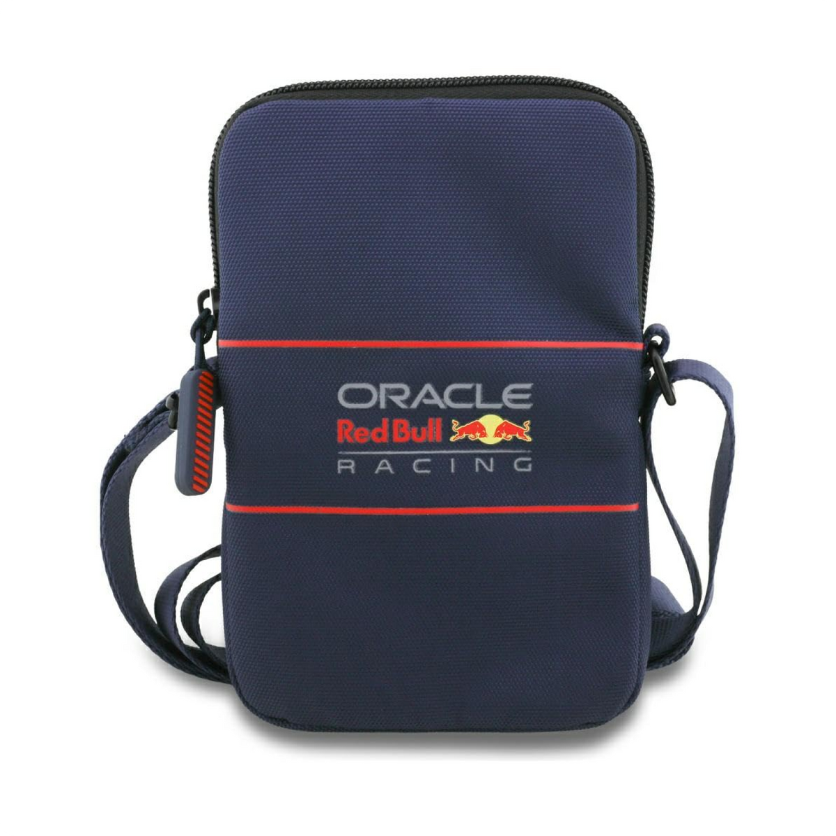 CG MOBILE Redbull Racing Universal Phone Bag Official Licensed, Nylon Phone Bag With Oversized Vertical Logo, Crossbody, Protective Smartphone & Travel Sling Pouch for Unisex - Navy