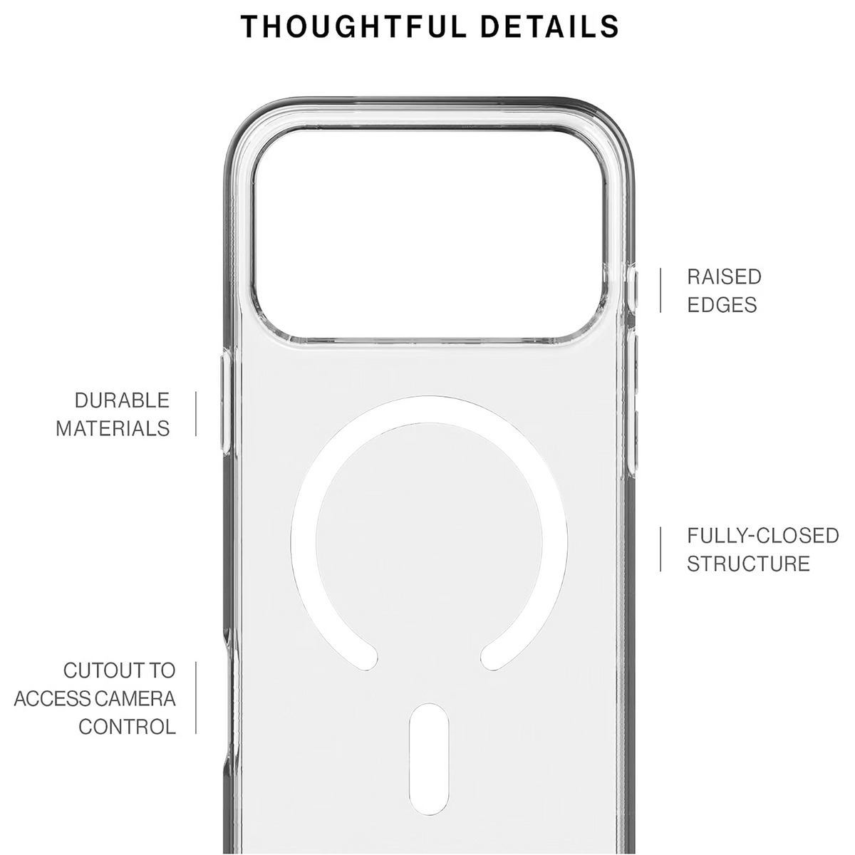 Native Union (Re) Clear Case for iPhone 18 Pro Max The transparent recycled iPhone case with built-in magnets