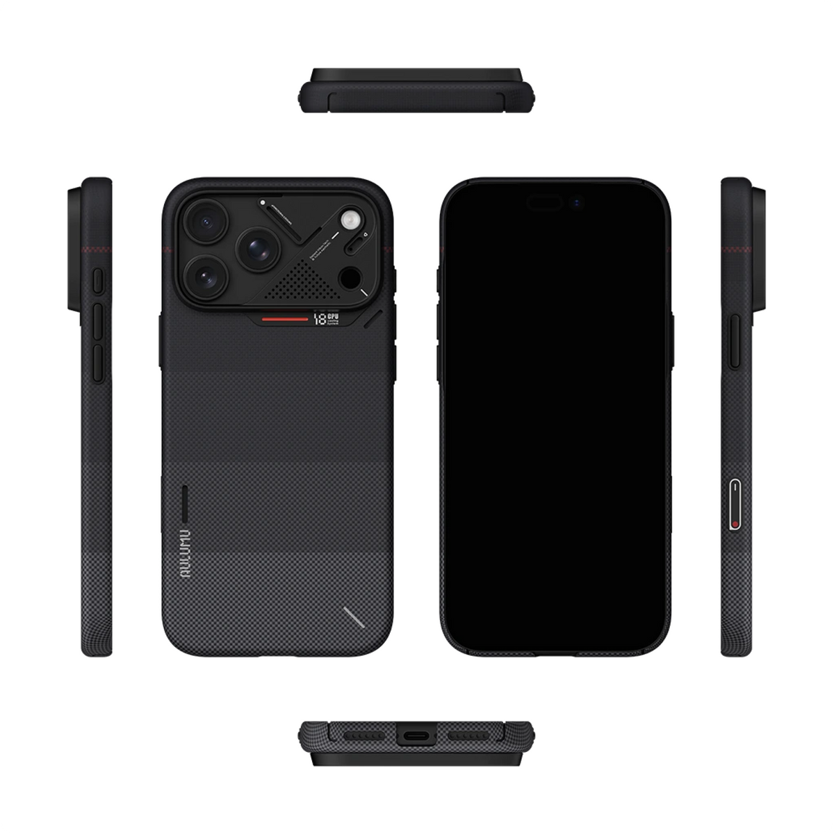 Aulumu A18 Ultra-Slim Gradient Aramid Fiber Case  for iPhone 18 Pro Max