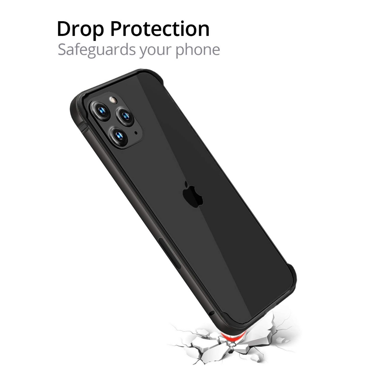 RAEGR Phone Case | Anodized Aluminum Bumper | Supports Magnetic Wireless Charging | Edge Armor Protective Minimal Case Compatible with iPhone 12 Pro Max 5G (6.7-inch) (2020)