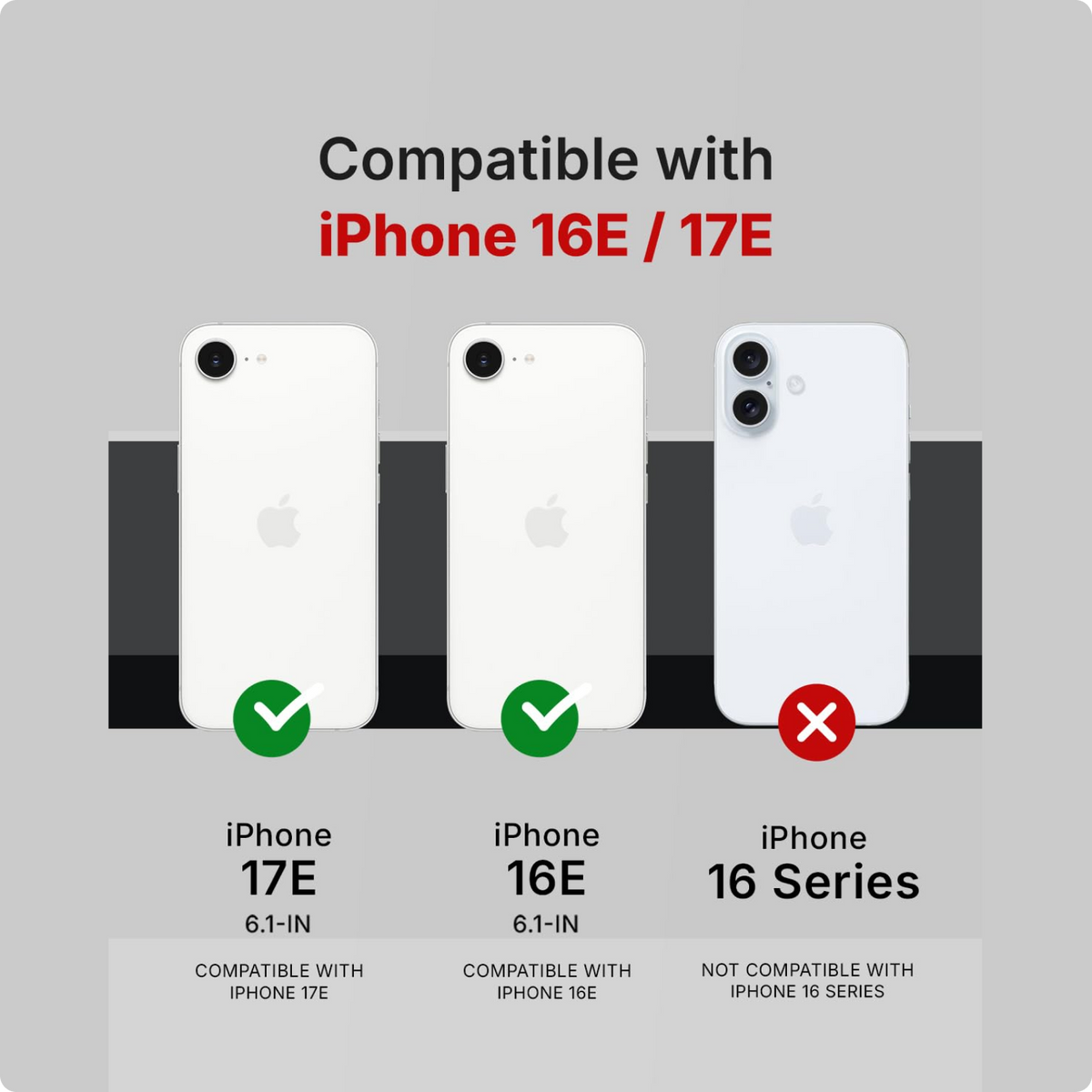 RAEGR Phone Case | Anodized Aluminum Bumper | Edge Armor Protective Minimal Case Compatible with iPhone 17e (2026) / iPhone 16e (2025)