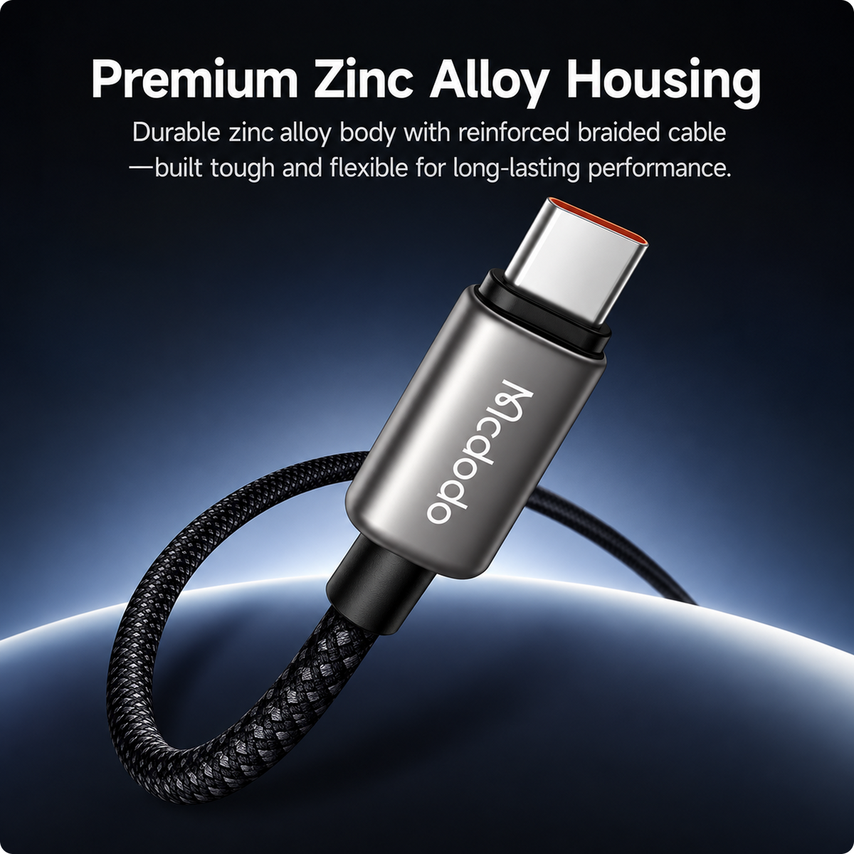 Mcdodo USB-C to USB-C 240W Cable With TFT Screen Display