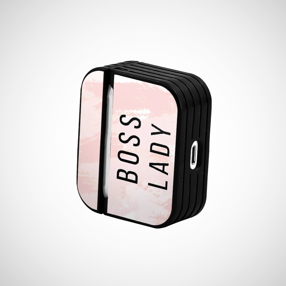 Boss Lady Glass Airpods Pro Case Covers