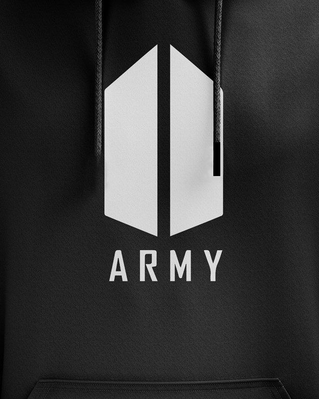 Sale- BTS Army White Logo All Season Hoodie