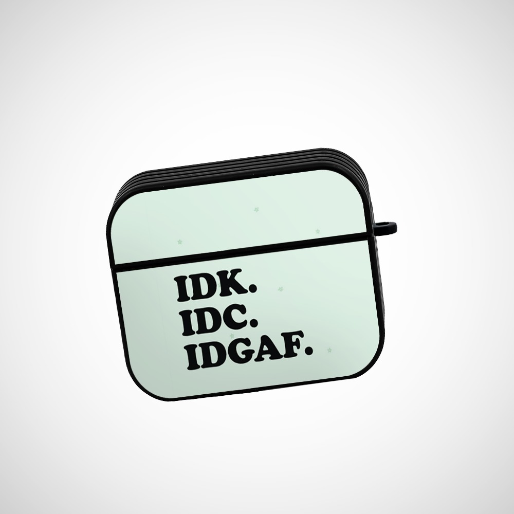 IDGAF Glass Airpods Pro 2 Case Covers