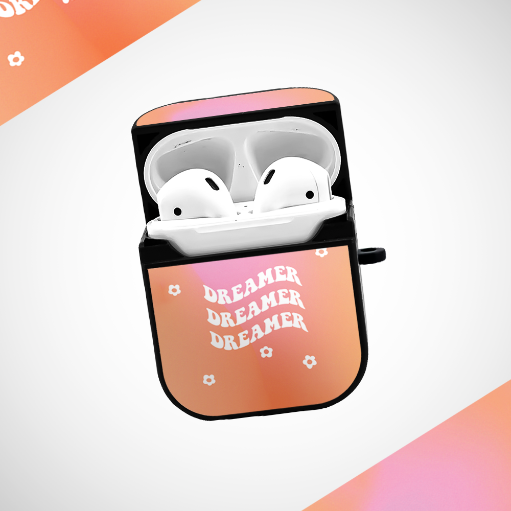 Dream gradient Glass Airpods 1st Gen Case Covers