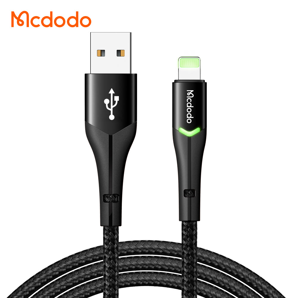 Mcdodo Lightning Data Cable with Switching LED 1.2m