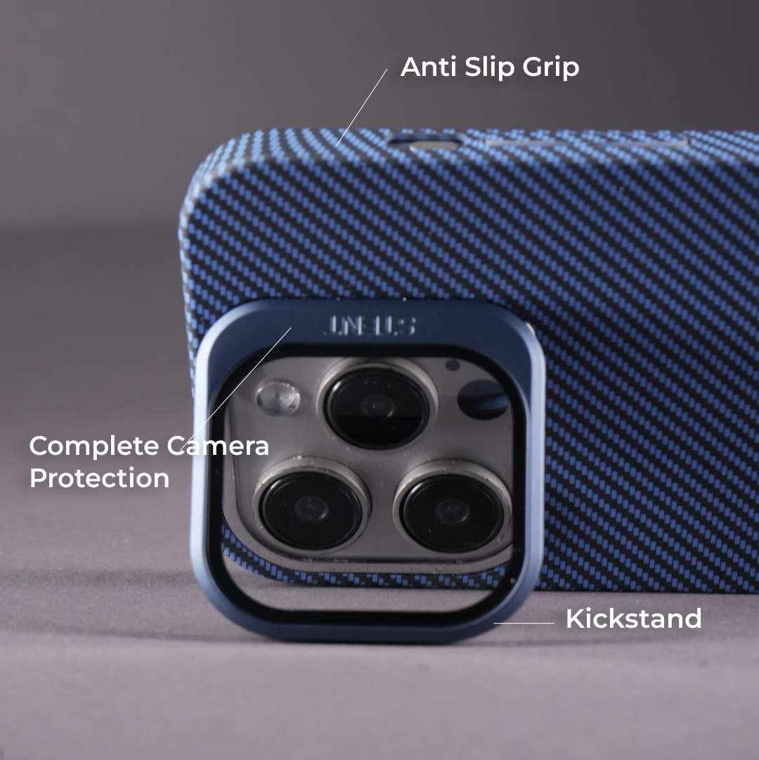 Kickstand Carbon Fiber Textured Case