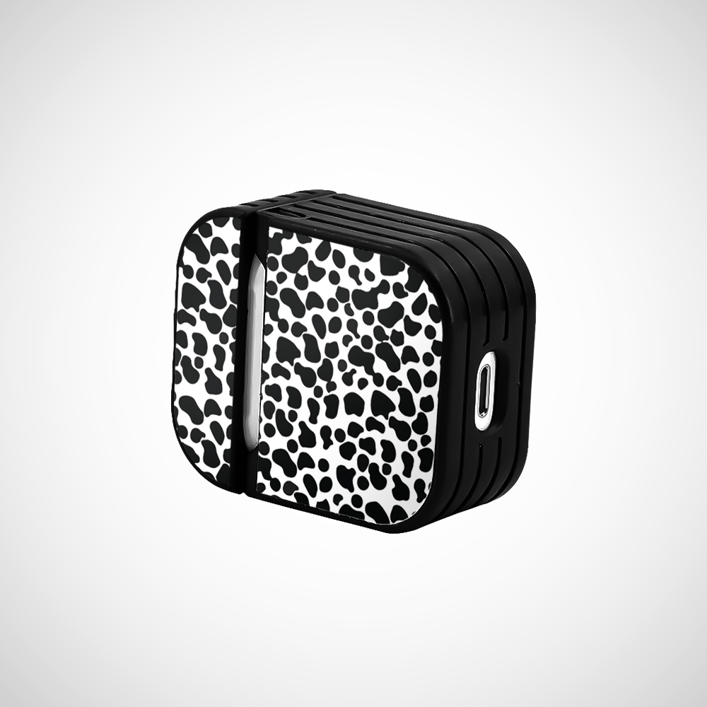 Moo Print Glass Airpods 1st Gen Case Covers