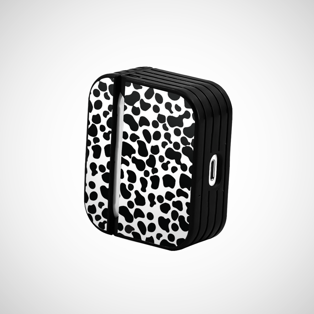 Moo Print Glass Airpods Pro Case Covers