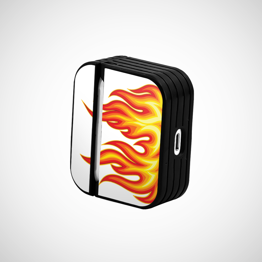 Flames Glass Airpods Pro Case Covers