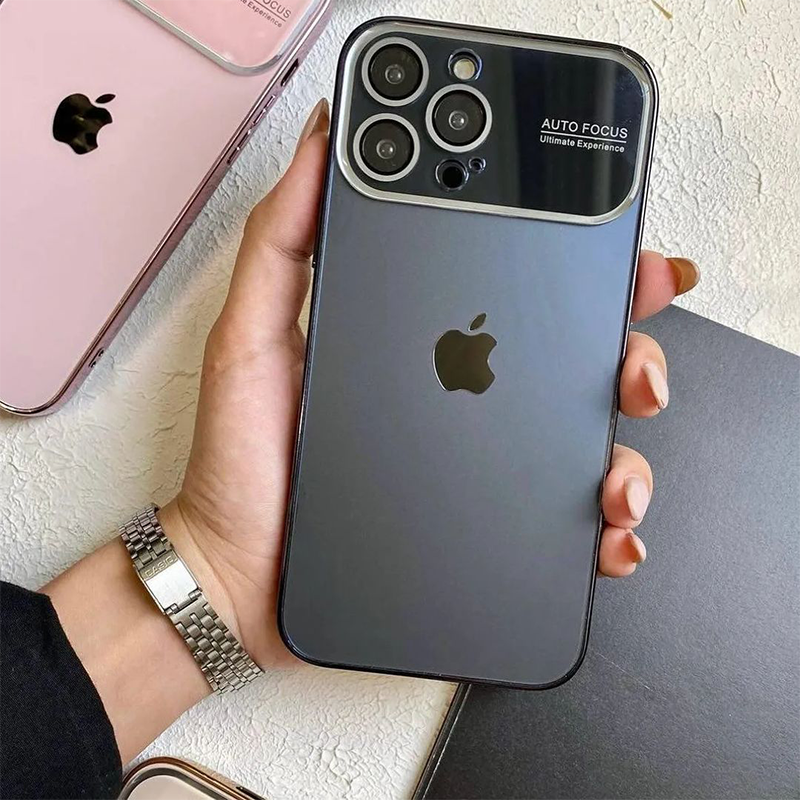 Luxury New Generation Mirror Effect Pixel Camera Back Case For iPhone 15 Series